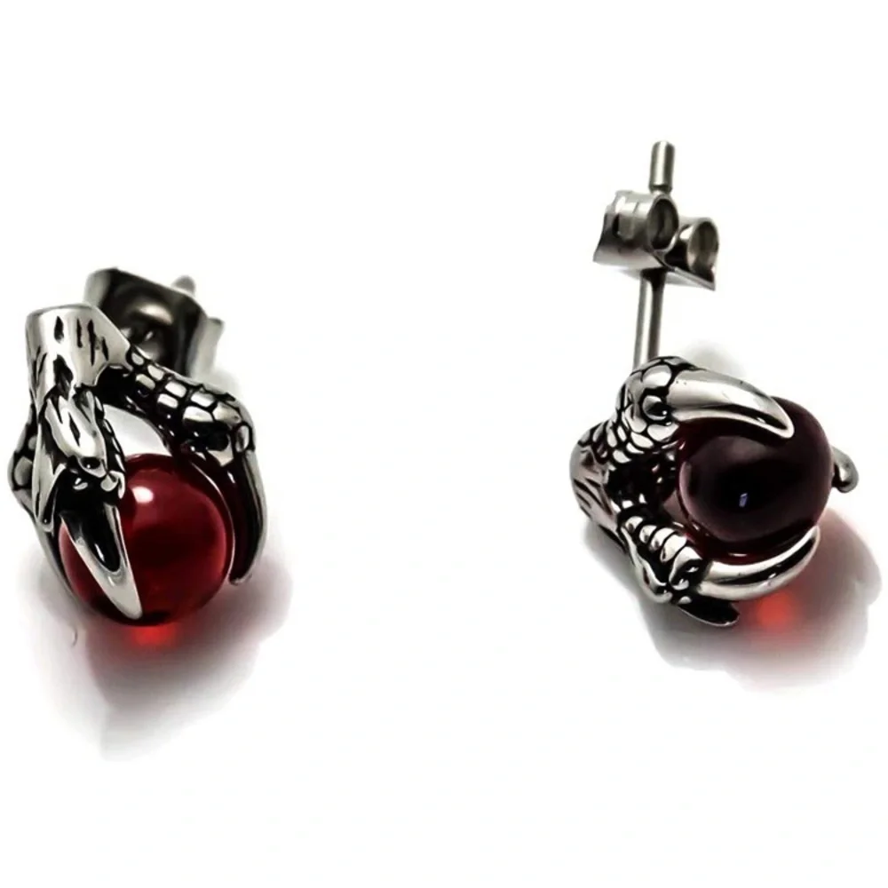 Punk Rock Stainless Steel Earrings